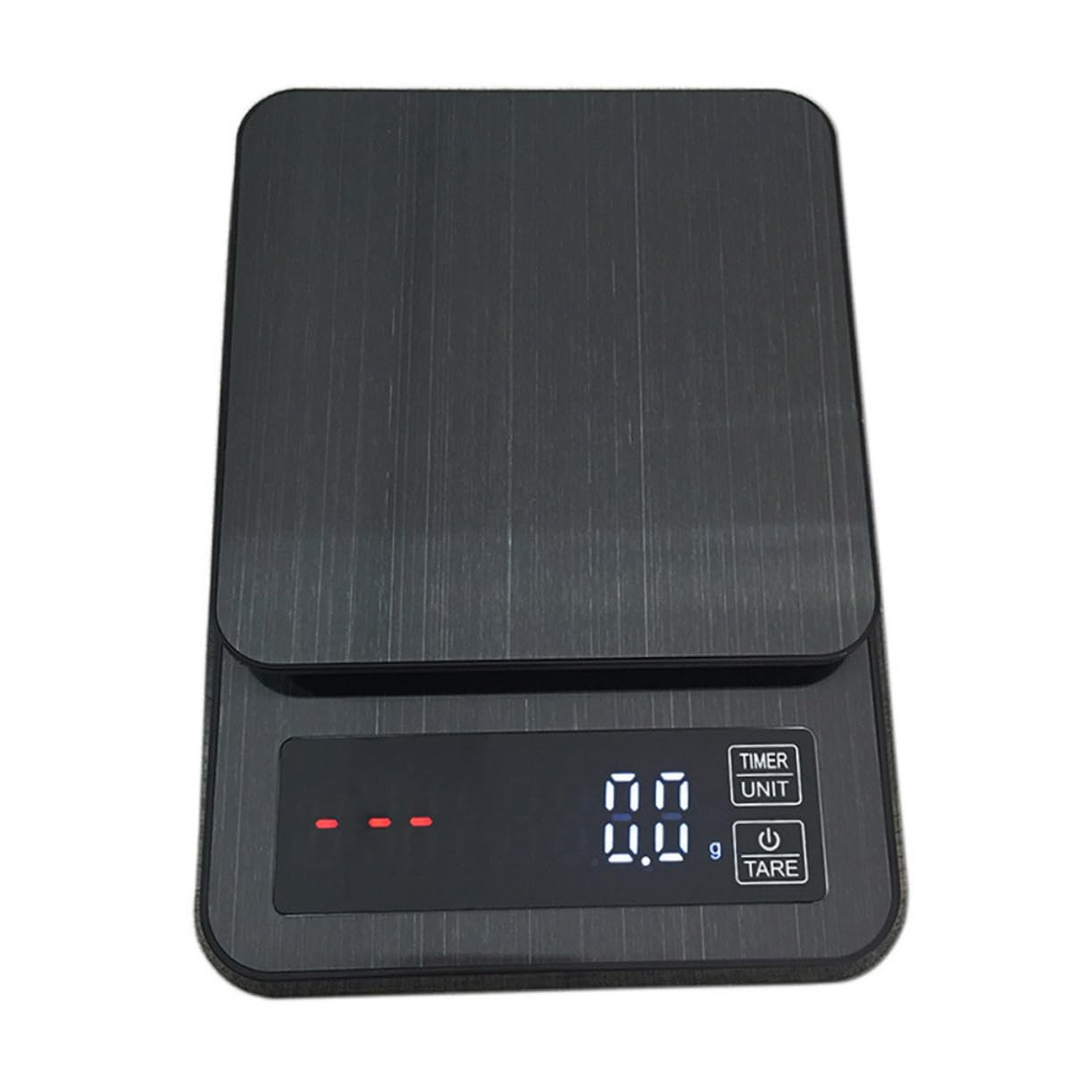ABOOFAN 5kg Balance Électronique à Café avec Minuteur Balance de Cuisine Numérique pour Peser Café et Céréales Précision avec Capteurs Noire