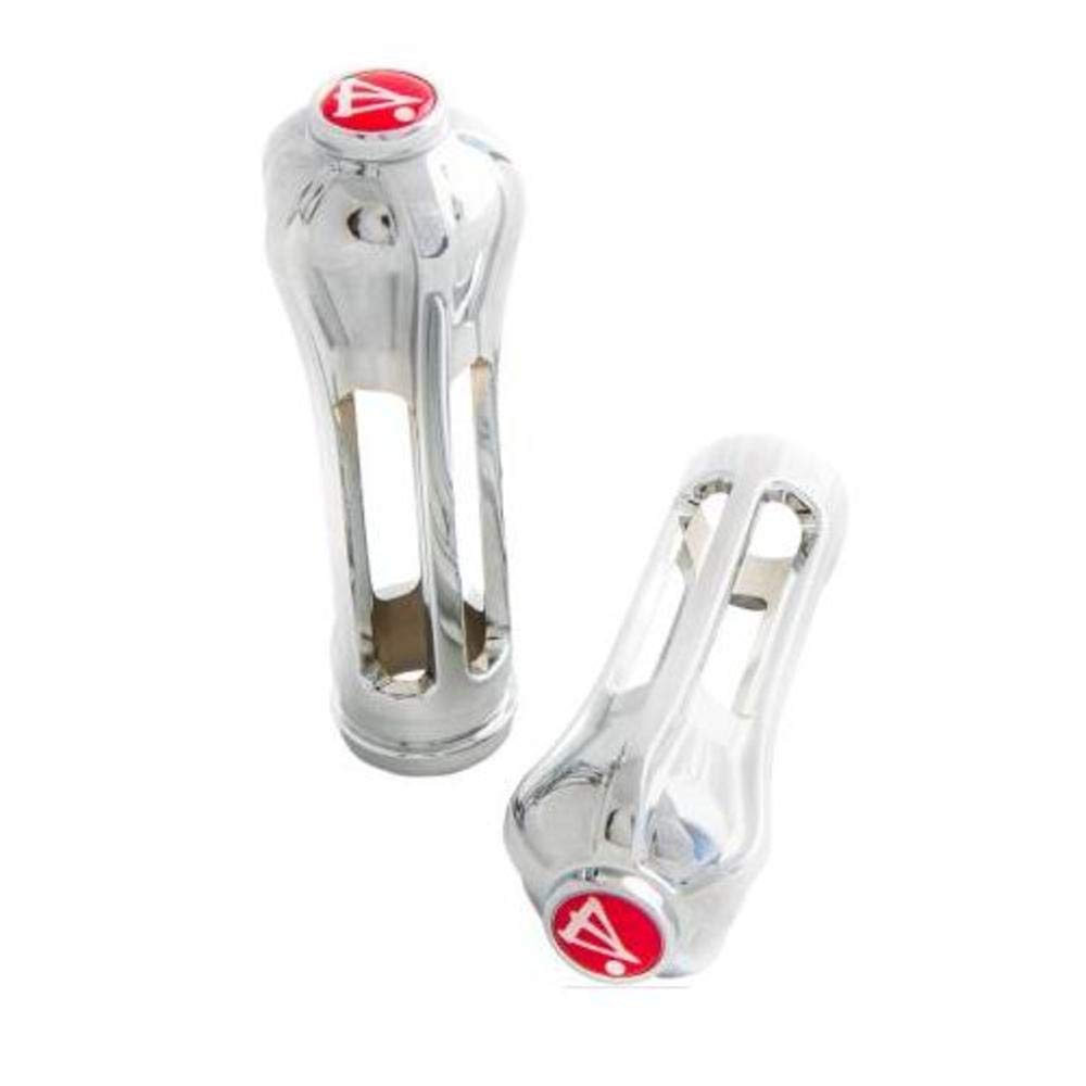 Battistinis Custom Cycles Chrome Wireframe Grips