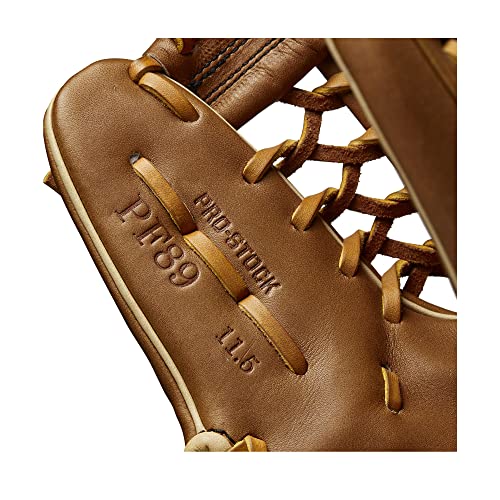 Wilson 2023 A2000® Pf89 11.5” Infield Baseball Glove - Left Hand Throw, Saddle Tan #TOP5