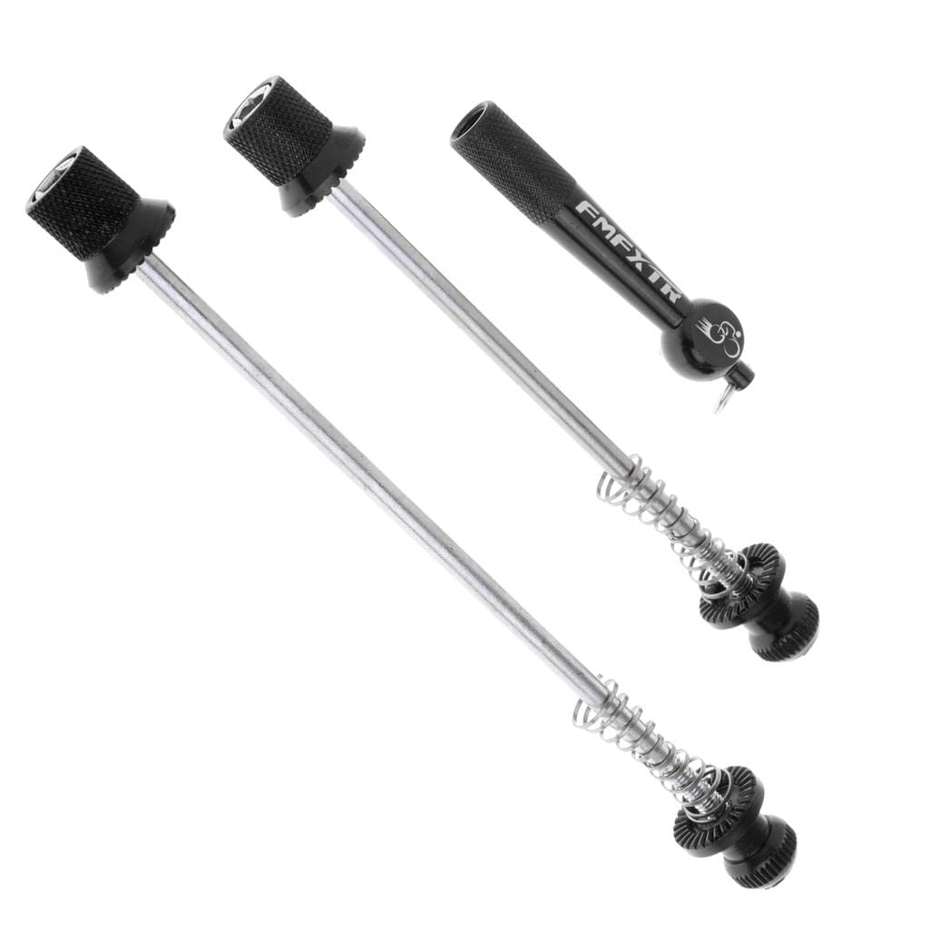 5 Satz Vorne Hinten Schnellspanner Achse Fahrrad Spieß für Rennrad Spieß Schwarz