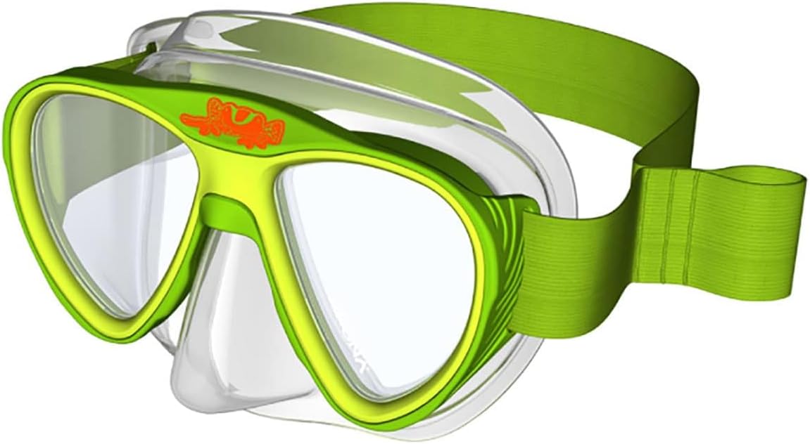 AKONA Junior Travel Snorkel Set (Mask, Snorkel, and Open Heel Fins)