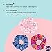 Goody Kids Nostalgia Scrunchies - 3 Count, Pink Assorted - Pain-Free Hair Accessories for Men, Women, Boys and Girls to Style With Ease and Keep Hair Secured - For All Types
