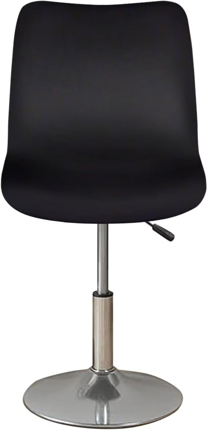 Black Bar Stool Chair Cover of 4 Slip Resistant Seat Covers Chair Cover Protecter with Low Short Back for Dining Room