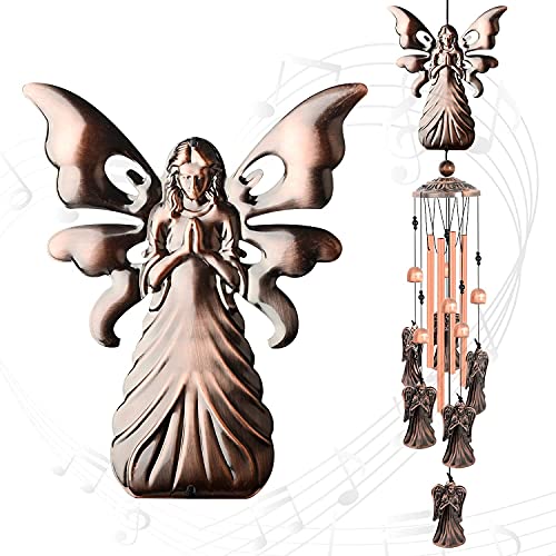 Angel Wind Chimes, Christmas Wind Chimes Gifts For Women Gifts For Mom Gifts For Grandma Gardening Gifts Outdoor Decor Angel Gifts Birthday Gifts Retro Metal Wind Chimes Angel Chimes #TOP8