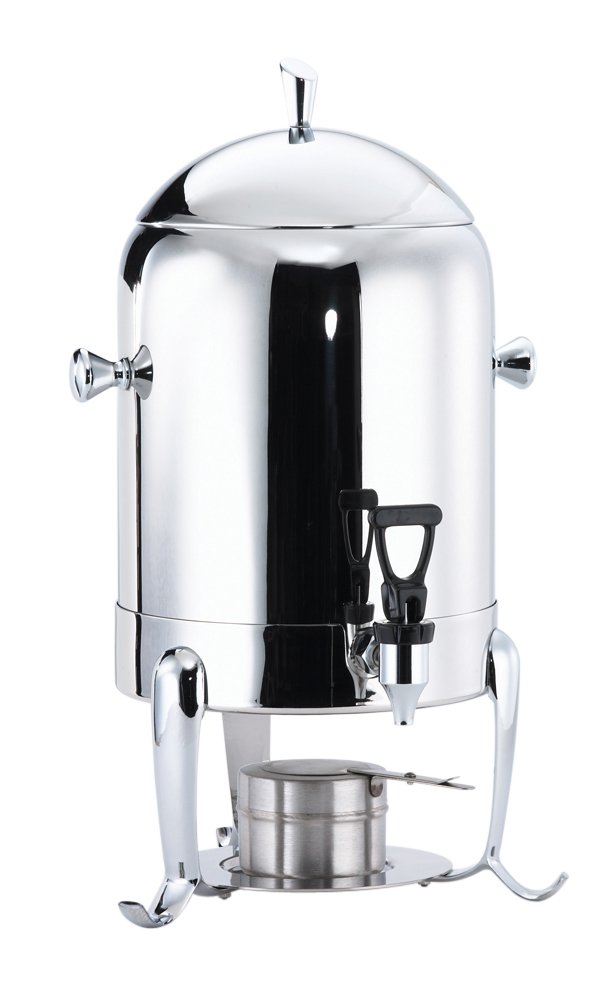 Octave Coffee Urn 11 quart by Browne Foodservice – round, Stainless Steel, Metal, Model 575173