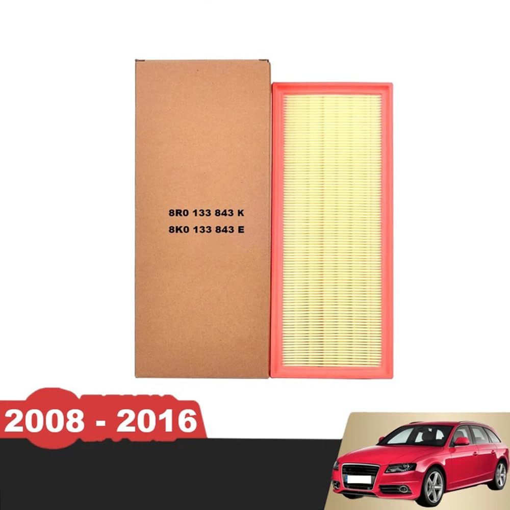 Filtr Powietrza Kabinowego dla Audi A4 B8 2008-2016, Filtr powietrza samochodowego 8R0133843K/8K0133843E