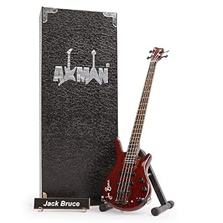 Jack Bruce (crème) : Réplique de guitare miniature – Cadeaux musicaux – Échelle 1/4 ornementale faite à la main - Les Beatles, Paul McCartney, John Lennon, RIngo Starr, George Harrison