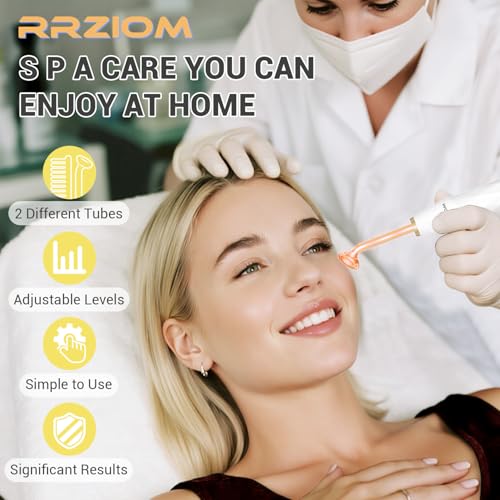 Kopfmassagegerät Elektrisch, RRZIOM 2 in 1 Rotlicht Scalp Massager Für Haare, Kopfhaut, Gesicht, Kopfhaut Massagebürste Elektrisch Für Haarwachstum, Portable Plug Design