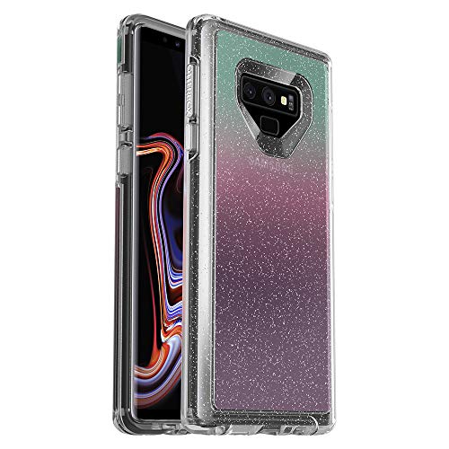 OTTERBOX SYMMETRY CLEAR SERIES Case for Samsung Galaxy Note9 - Retail Packaging - GRADIENT ENERGY (SILVER FLAKE/CLEAR/GRADIENT ENERGY)