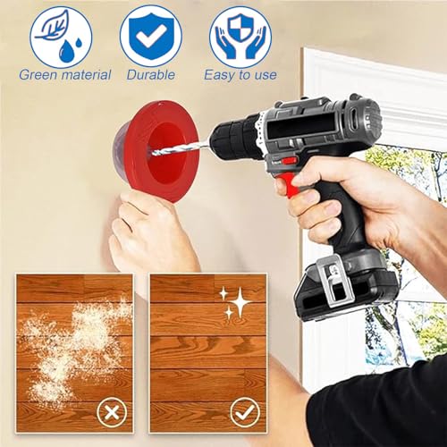Miniatura 4 de Kubdpqor 4 Piezas Recoge Polvo Taladro, Colector Polvo Taladro, Colector Polvo A Prueba Golpes, Utilidad Fácil Durable Accesorios Taladro Para Evitar Que El Polvo Vuele