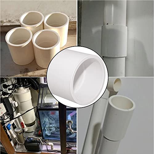 Fitvell 10PCS 3/4" PVC Pipe Coupling Slip (Socket x Socket) SCH40 White by Fitvell - Used condition - Image 6