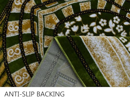 Image of Janamaz Prayer Mat - Turkey Soft Velvet Namaz Mat | Premium Aasan for Daily Salah, Janimaz Namaz, Comfortable & Durable Prayer Mat | 44x27 Inch, (16)
