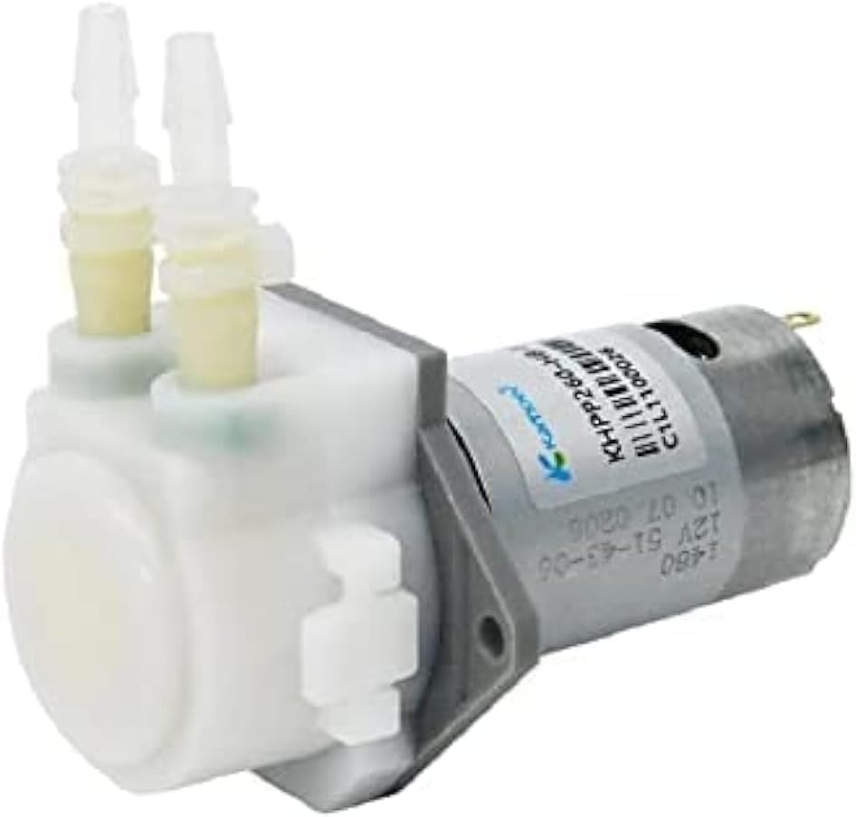 Kamoer KHPP260 260ml/min High Flow 12V Peristaltic Pump - Compact Self-Priming Lab Dosing Pump for DIY & Industrial Use