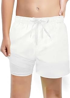 Traje de baño para niños Pantalones Cortos Playa Bañador Natacion Niño y Adolescente Calzoncillos Tipo bóxer Pantalon Secado Rápido