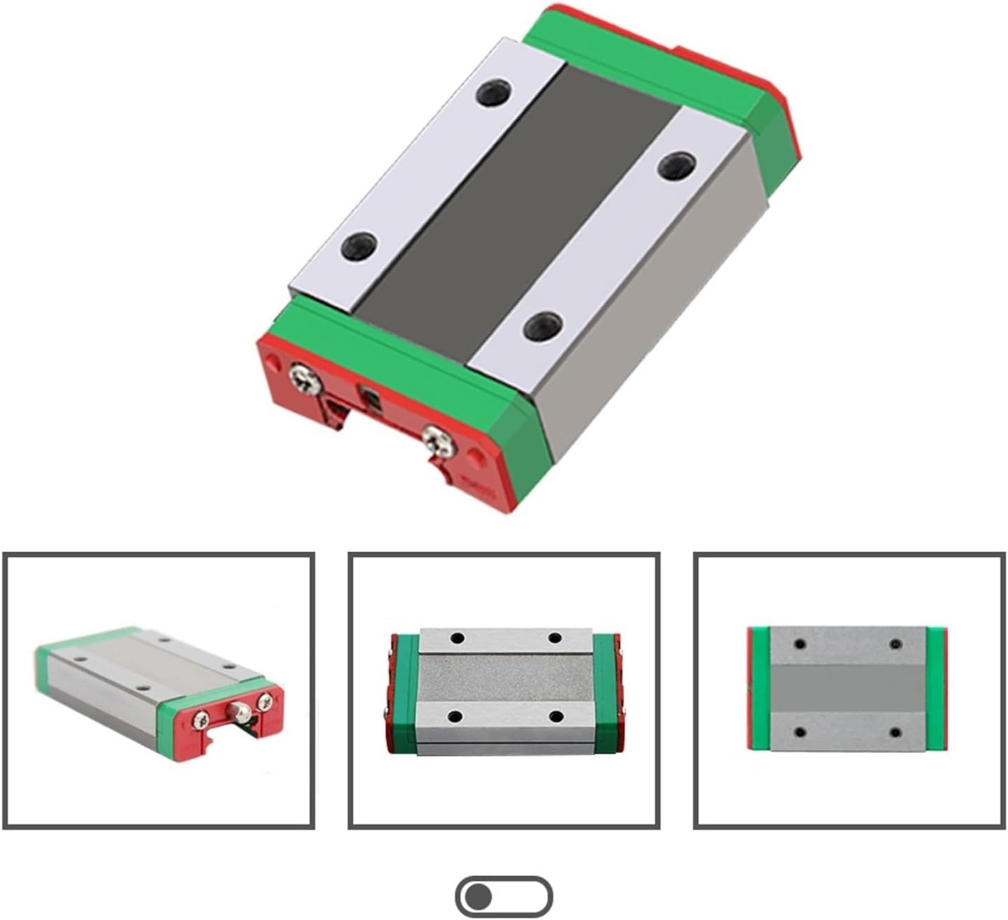 4pcs MGN15C MGN15H MGW15C MGW15H Carriage Block for Linear Guide MGNR15 MGWR15 CNC Part for 3D Printer(4PCS MGN15H)
