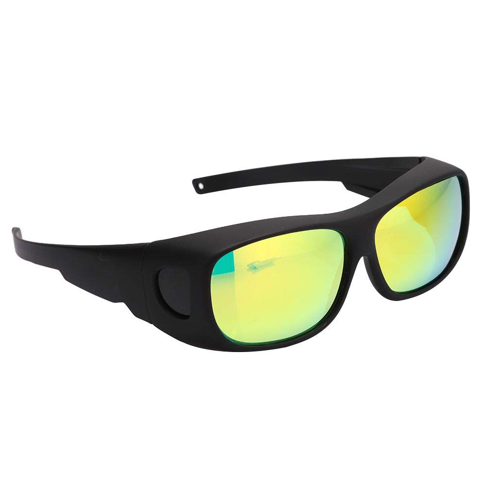 Hopcd Hidropónico Interior LED Estudiante Gafas de Protección contra la luz IR Anti-UV/Luces Rojas Gafas de Protección de la Lente Verde polarizante UV