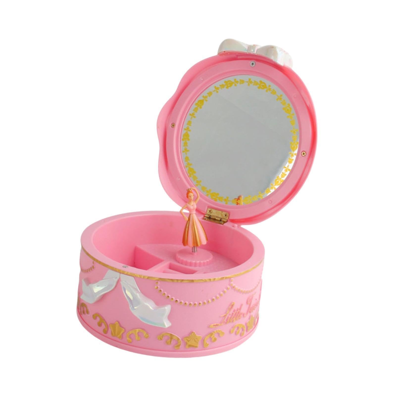 YIXANNX Jewelry Box Ballet Dancer Ample Space Multi Divider Jewelry Organizer Home Decoration Rings Necklace Dresser Storage Organizer Large Capacity Home