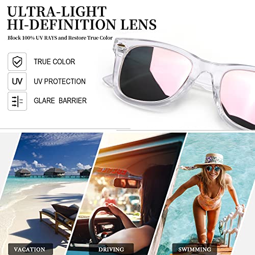 Image of Myiaur Classic Sunglasses for Women Polarized Driving Anti-Glare UV Protection