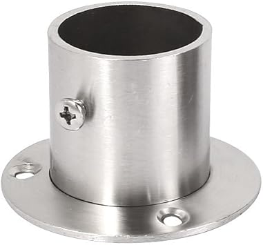 sourcing map Armario de acero inoxidable barra de colgar la ...