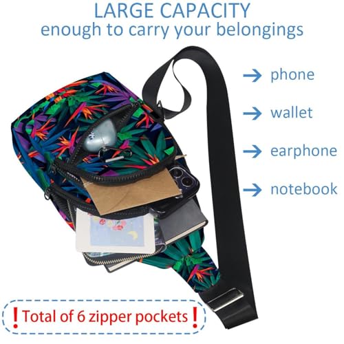 Bolso bandolera floral de hombre: la solución impermeable para tus viajes 6