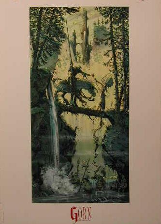 Affiche Gorn L'Approche Tiburce Oger 50x70 cm pour decoration salon