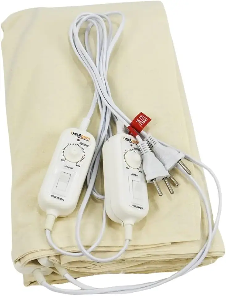 Lençol térmico elétrico queen size 127v Sulterm certificado INMETRO único garantia 3 anos