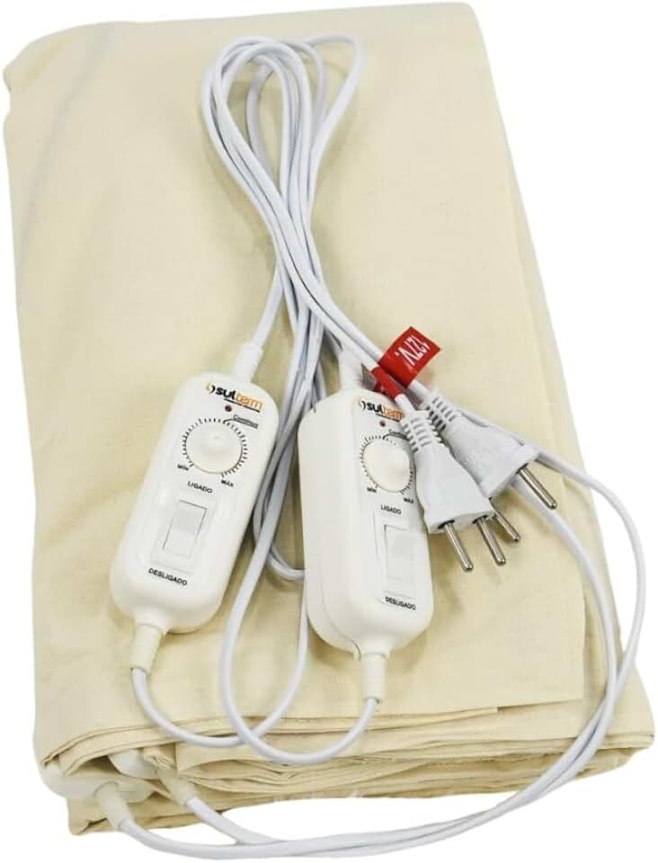 Lençol térmico elétrico queen size 127v Sulterm certificado INMETRO único garantia 3 anos