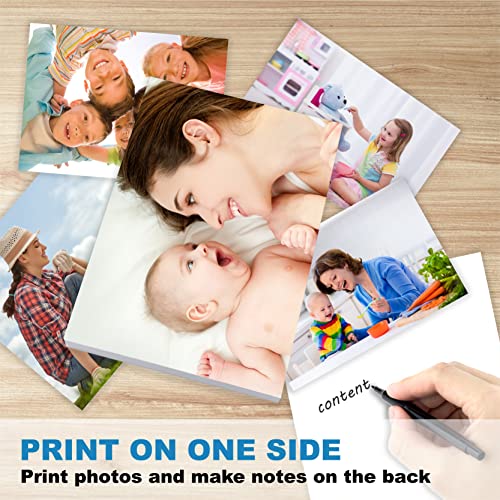 Eshang Photo Paper For Printer Picture Printer Paper Glossy White Photographic Paper Photo Quality Printer Paper Variety Package (80 Sheets,3.5 X 5 Inch, 4 X 6 Inch, 5 X 7 Inch, 8.5 X 11 Inch) 200Gsm #TOP3