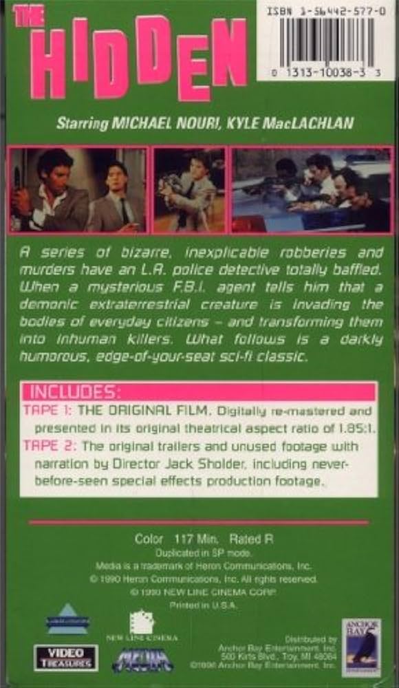 Amazon.com: The Hidden VHS 2 Tape Set New Sealed Michael Nouri Amazon.com: The Hidden VHS 2 Tape Set New Sealed Michael Nouri