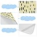 Ghothic Leopard Pastel Yellow Cooling Baby Play Mattress 28