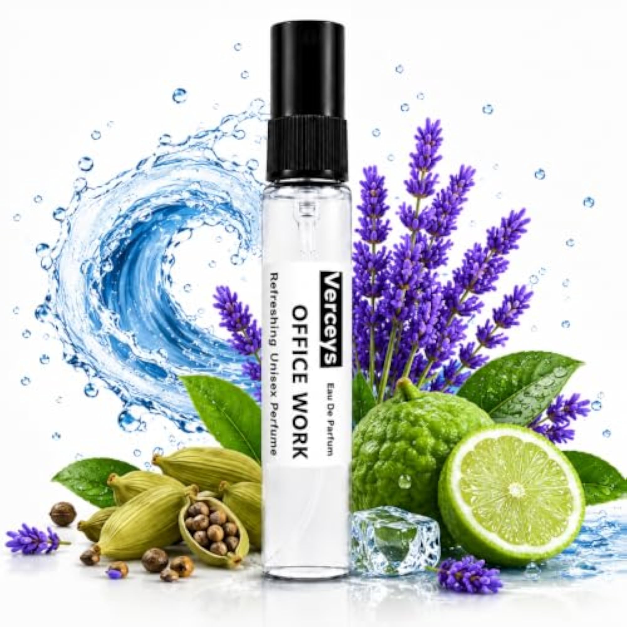 Office Work Eau De Parfum, Refreshing Unisex Perfume, 20 ml