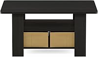 Vista 8 de Furinno 11158DBR/BK - Mesa de centro con almacenaje