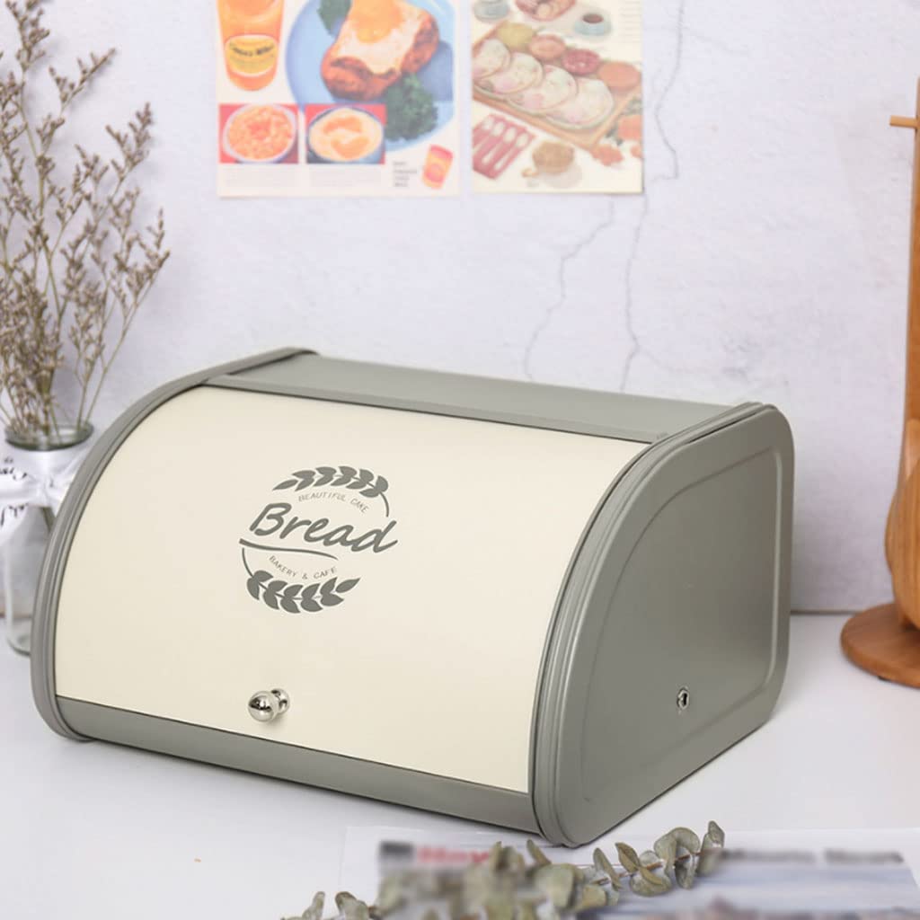 LIOONS Scatola per Il Pane per bancone da Cucina, Contenitore per Pane da appoggio, portapane per Alimenti da Cucina, nessun assemblaggio richiesto