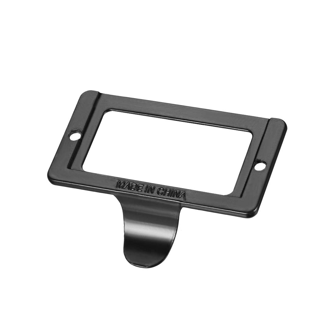 Cabinet Pull Handles Uxcell Vintage Label Holder Pull Handles - Black Zinc Alloy Cabinet Knobs 8 Pack Metal Label Holder