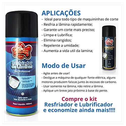 Resfriador e Lubrificante de Maquininha de Corte Cabelo e Pelos