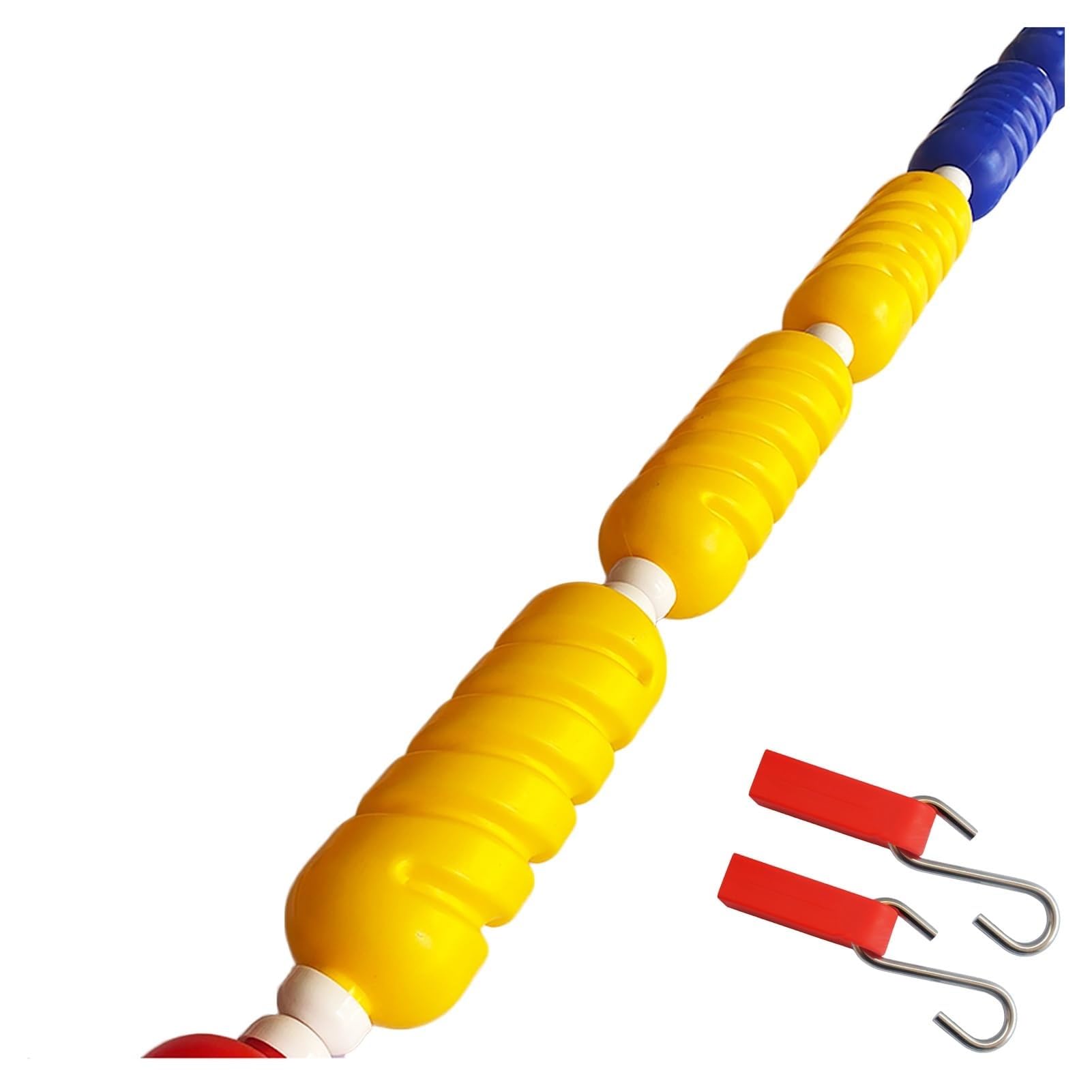GJZQDKX Swimming Pool Safety Floating Rope, Nylon Line with Hollow Thread Balls, Durable Pool Divider for Above Ground or Inground Pools