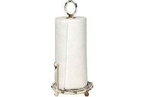 Vintage White Paper Towel Holder for Nostalgic Kitchen Vibes
