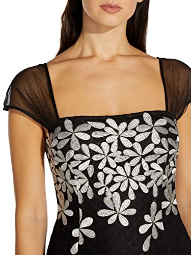Image of Adrianna Papell Women's Floral Embroidery Sheath Dress