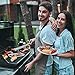 Relaxdays Grillschale Alu, 40er Set, 34 x 22 cm, Aluschalen für Grill, Alugrillschalen mit Löchern, bis 260 °C, Silber