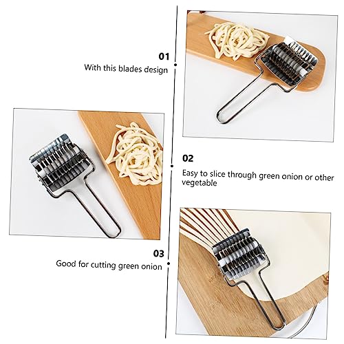 Alipis set de 2 cortadores de acero inoxidable para cocina miniatura 4