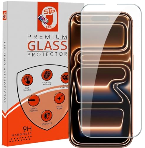 Image of STP FEEL Premium Borderless Tempered Glass Screen Protector Guard Compatible For iPhone 17 Pro Max 5G (6.9 Inch, Pack of 1) | Edge to Edge Coverage With Easy to installation kit