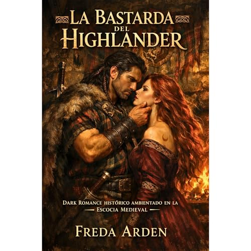 LA BASTARDA DEL HIGHLANDER. DARK ROMANCE HIST&Oacute;RICO AMBIENTADO EN LA ESCOCIA MEDIEVAL Audiolibro Por Freda Arden arte de portada