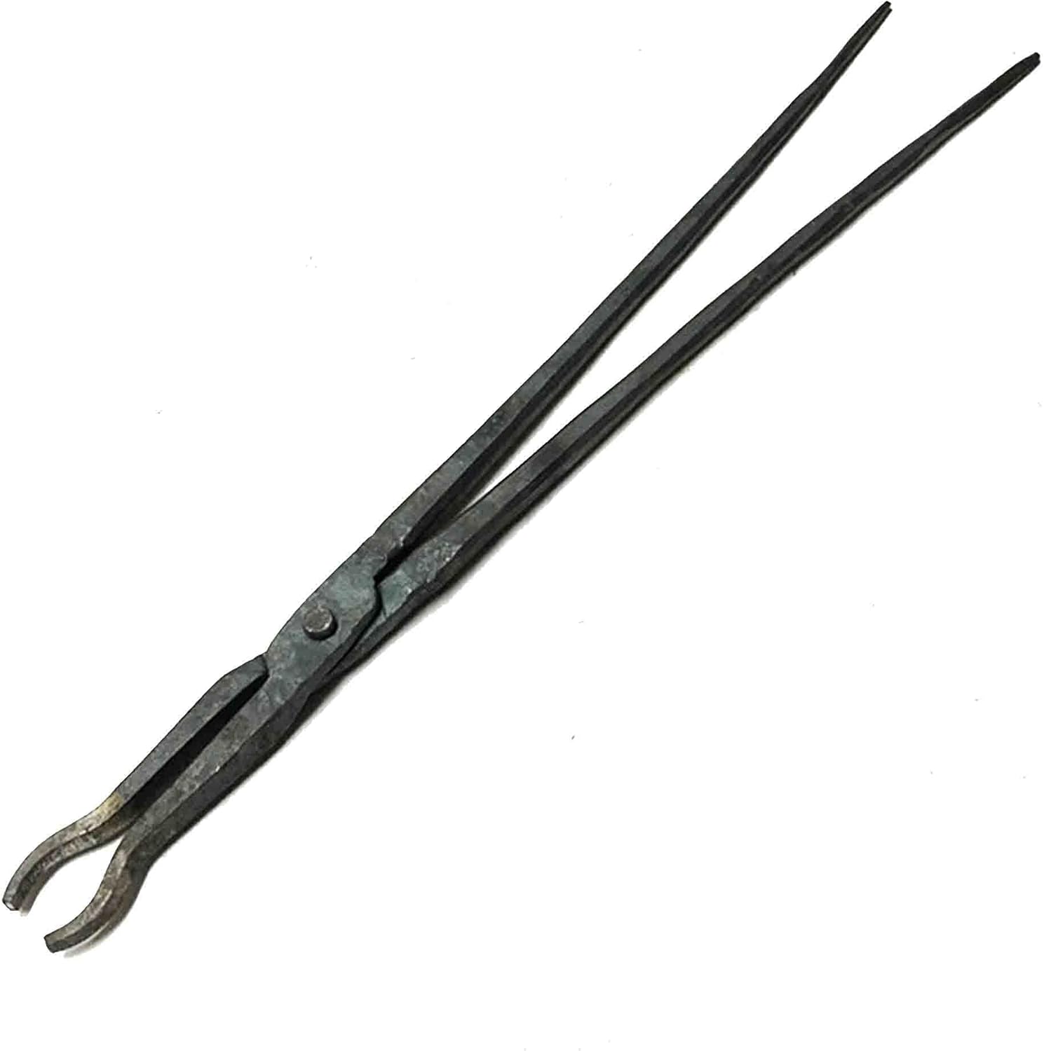 Blacksmith Tongs 30mm – Round Nosed Forged Steel Tongs for Anvil, Forge & Knife Making