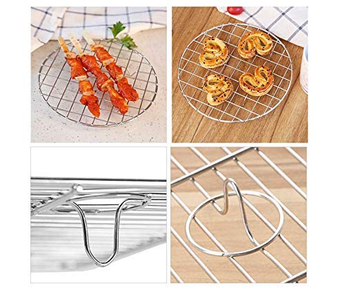 Auch Multi-Purpose Stainless Steel Wire Ware Food Steamer Cooking Baking BBQ Roasting Steaming Rack Stand