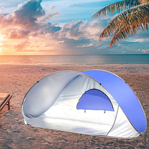 Mountview Pop Up Tent for 2-3 People – Portable Beach Camping Tent, Quick Setup Hiking Shelter, UV Resistant, Weatherproof, Breathable, and Foldable with Carry Bag – Ideal for Outdoor Adventures