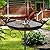 DREAMSOUL Outdoor Garden Bird Bath Metal Bird Baths Cast Iron Birdbath with Metal Stake Tall Bird Bath for Yard Garden Decor (Dia - 11 inch)
