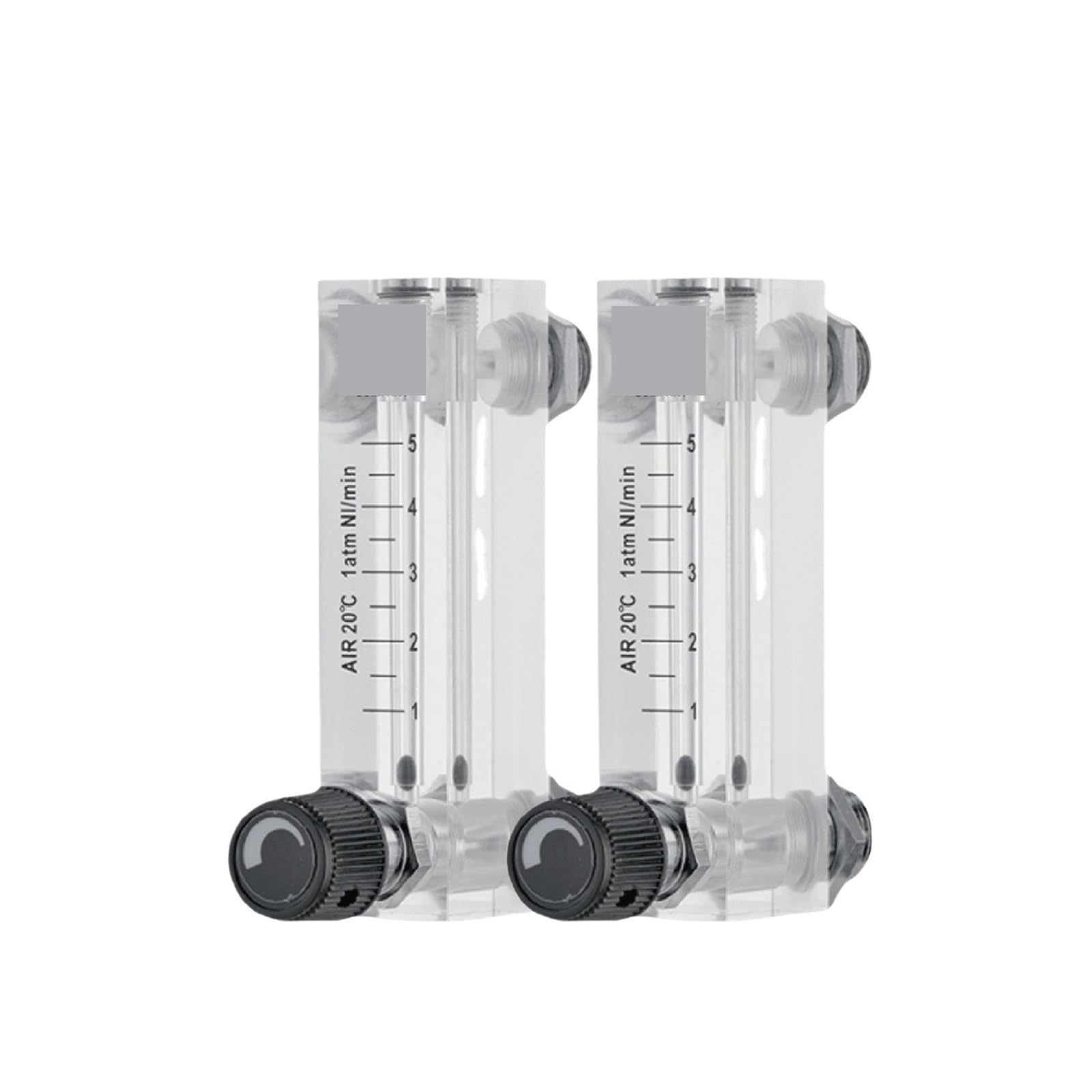 Lzm-6t Medidor de flujo líquido de vidrio orgánico 6-1000 ml/min Montaje en panel rotámetro ajustable para uso industrial de laboratorio