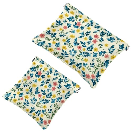 Rimani organizzato: 2 sacchetti Leaf-598 Shrapnel - La tua borsa per il trucco Multicolore