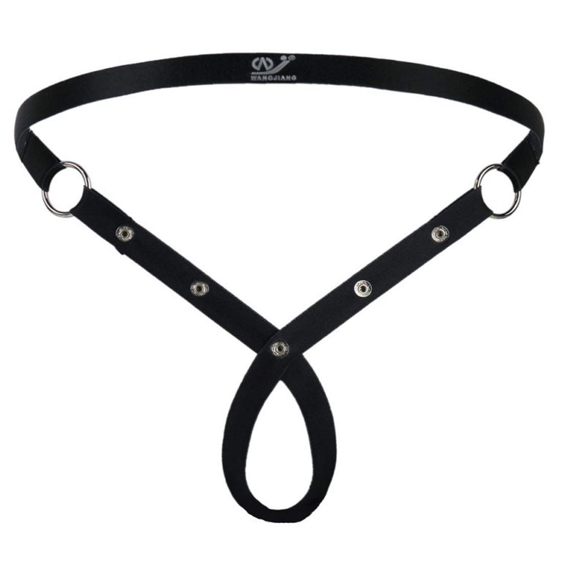 JFAN Tanga Hombre Sexy Lenceria Correa Sin Tirantes Anillo De Los Ropa Interior con O-Ring para Hombre Jockstrap con Hueco Calzoncillos
