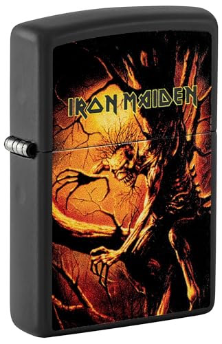 Zippo encendedor Iron Maiden Fear of The Dark negro miniatura 1